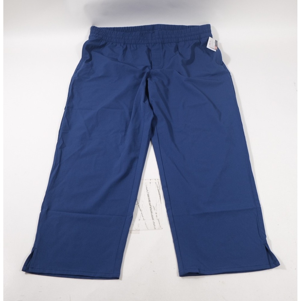 Vineyard Vines Golf Pant Womens L Deep Bay Blue Pull On Wide Leg 2P001614-976